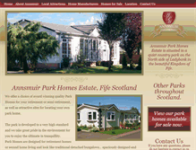 Tablet Screenshot of annsmuirparkhomes.co.uk